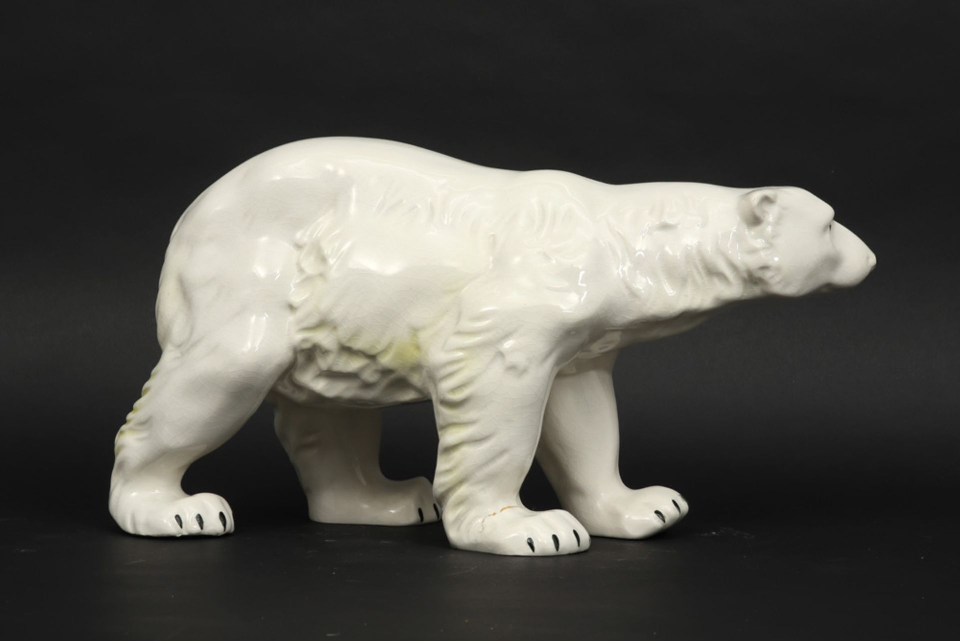 'Polar Bear' sculpture in ceramic - Bild 2 aus 2