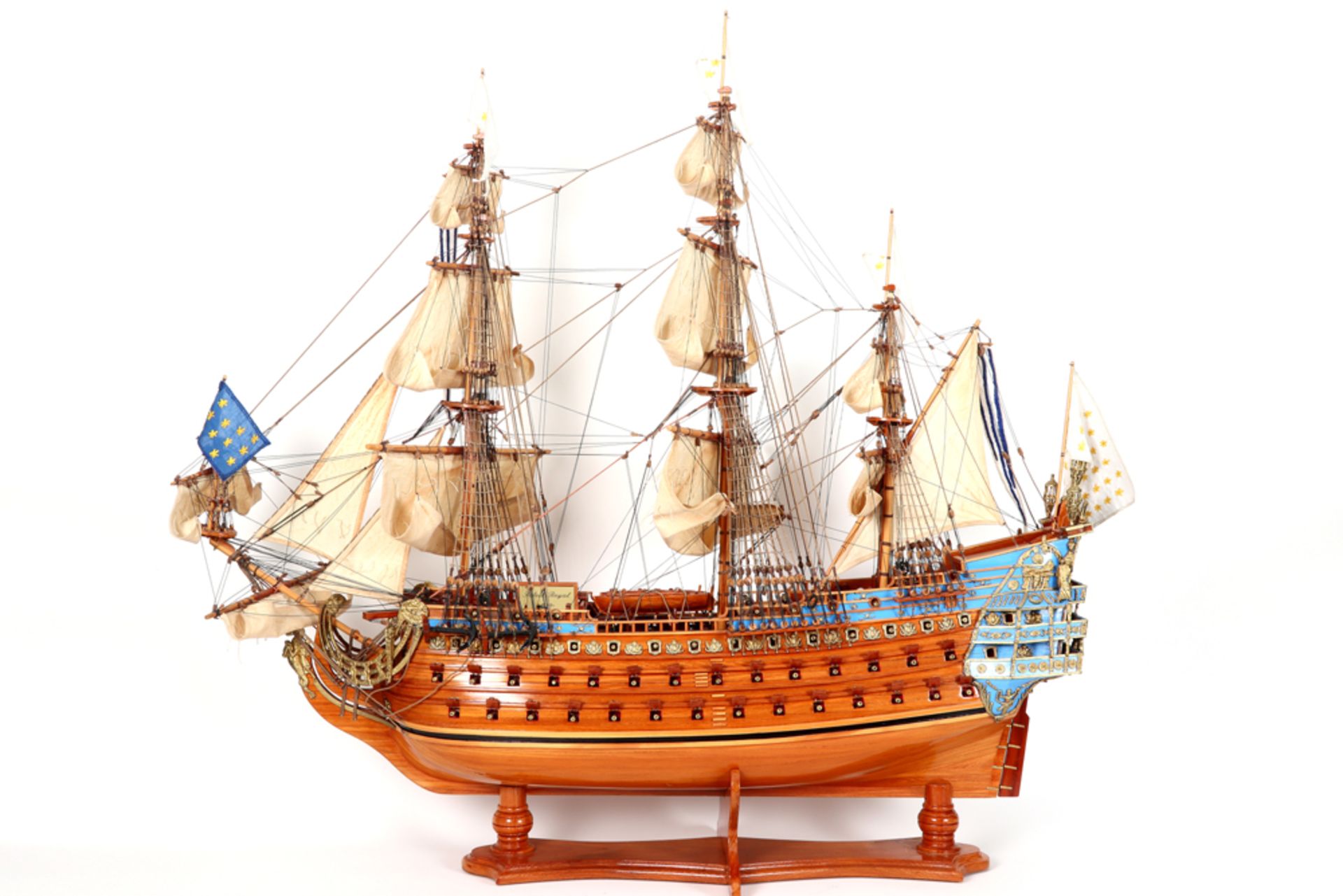 miniature of the "Soleil royal" ship