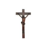 antique finely sculpted wooden Christ's corpus