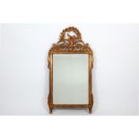 19th Cent. mirror with Louis XVI style frame in wood
