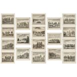series of 18 17th Cent. engravings by Daniel Stoopendael