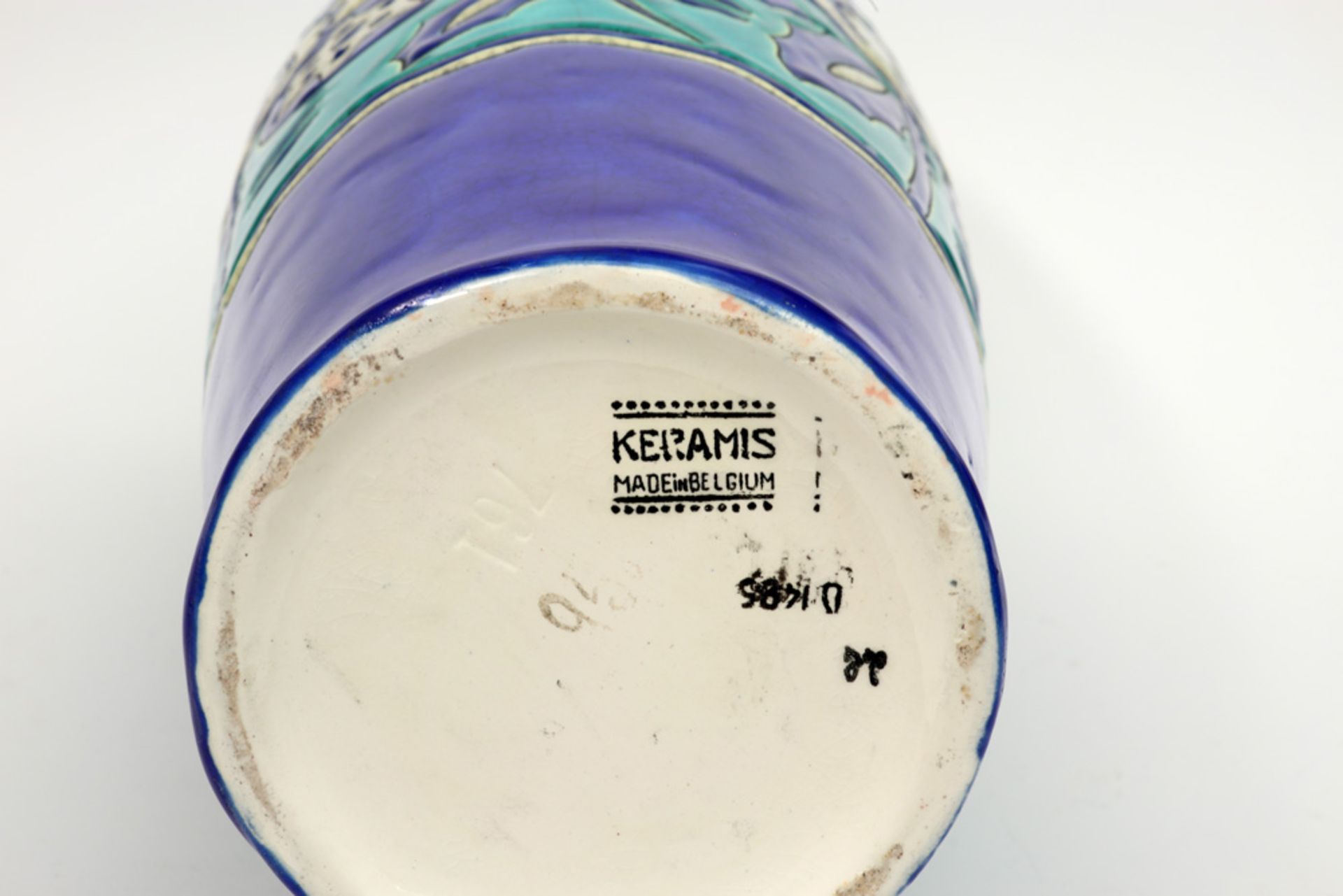 Belgian Art Deco-vase in Keramis marked ceramic - Image 5 of 5