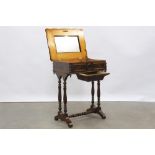 19th Cent. sewing table in mahogany