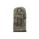 11th Cent. Indian Pala period hardstone "Padmapani" sculpture