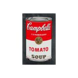 "Campbell's condensed tomato Soup Can" print after Andy Warhol