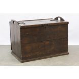 antique pinewood chest