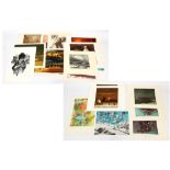 portfolio with prints by several Belgian artists