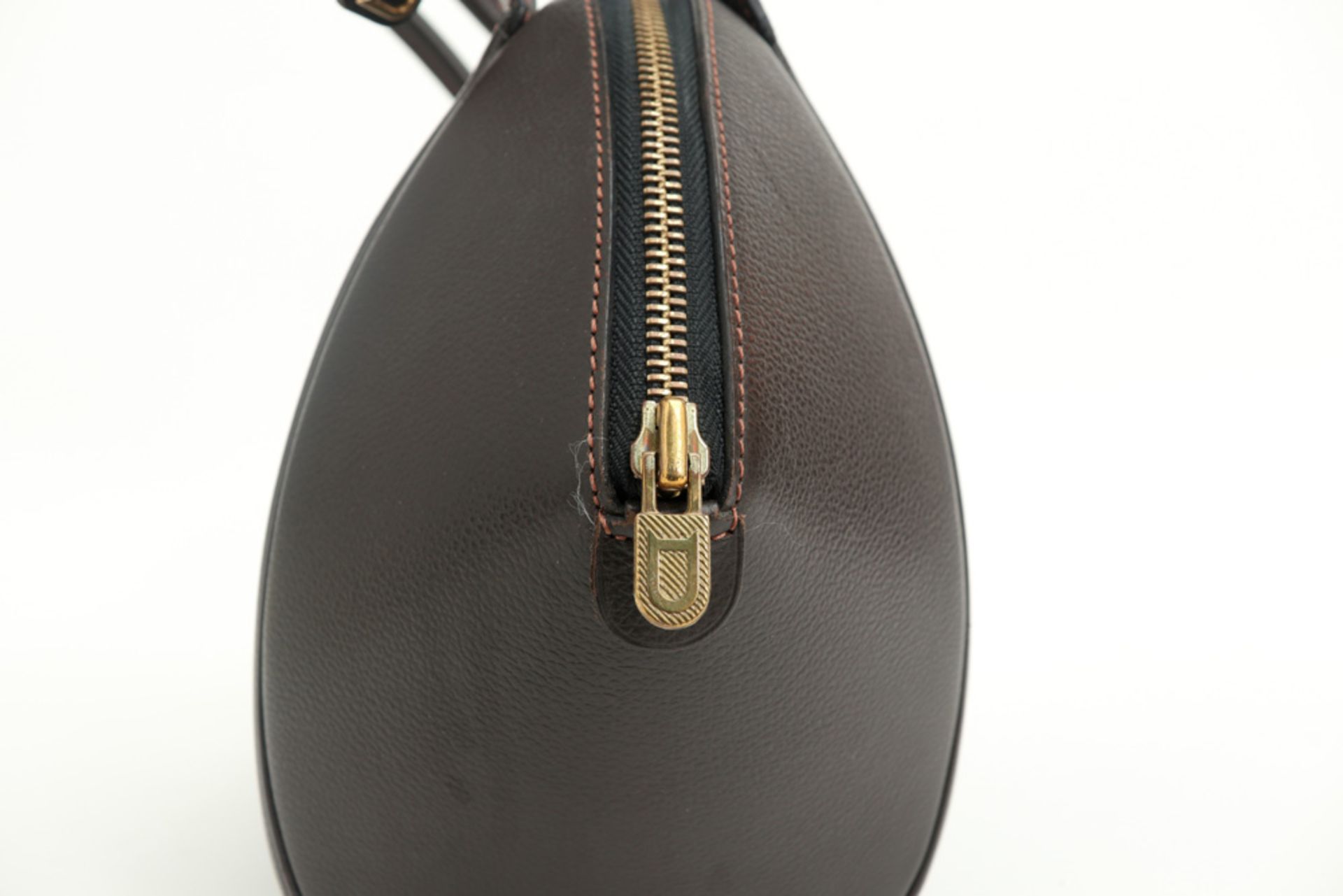 Delvaux marked handbag in brown leather - Image 4 of 4