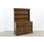 late 19th Cent. Victorian dresser in oak