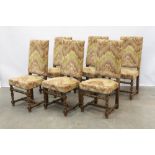 series of six Renaissance revival chairs