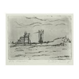 20th Cent. etching - signed Gaston Callens