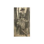 20th Cent. Dutch charcoal drawing - signed Jacobus Cornelis Wijnandus Cossaar and dated 1941