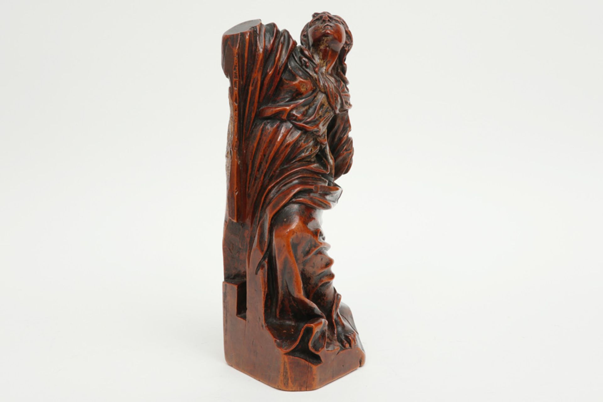 antique "Maria Magdalen" sculpture in wood (part of a Calvary scene) - Bild 2 aus 3