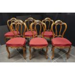 set of six 19th Cent. walnut chairs