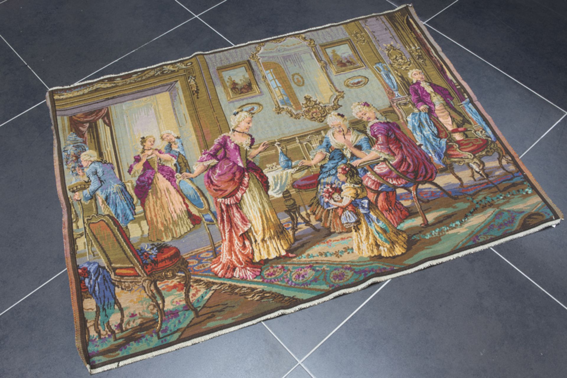 two tapestries with a romantic theme - Image 4 of 5
