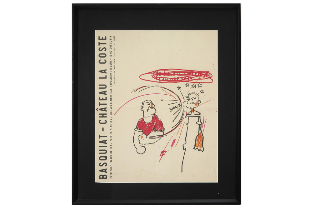 Jean-Michel Basquiat  poster "Château Lacoste" - Image 2 of 2