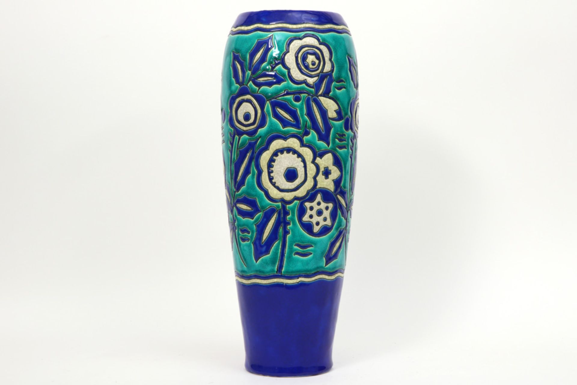 Belgian Art Deco-vase in Keramis marked ceramic