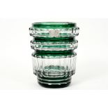 Belgian Art Deco vase in crystal VSL