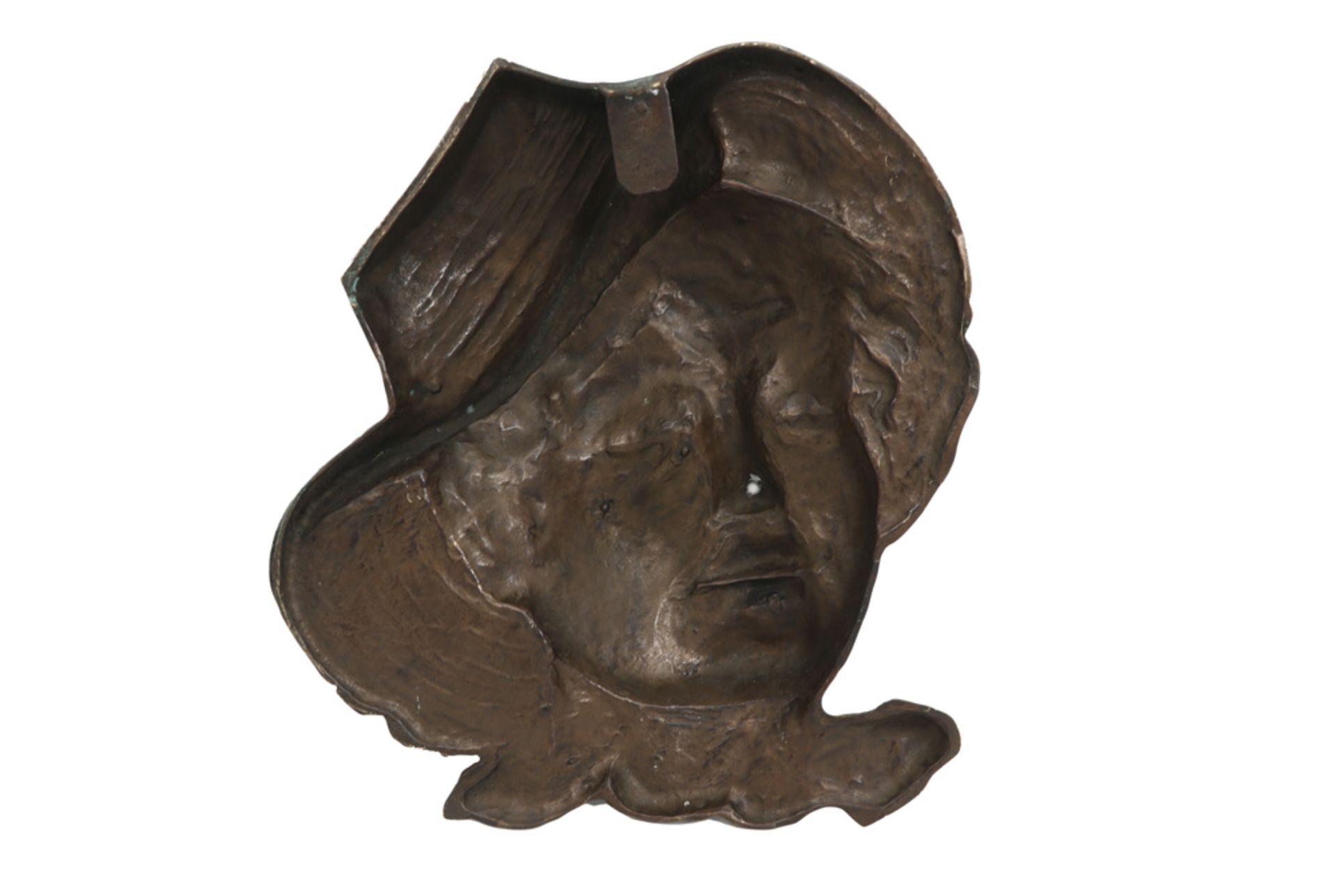 20th Cent. bronze wallsculpture - Bild 2 aus 3