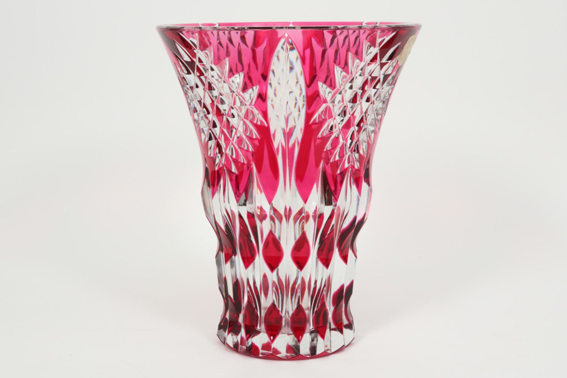 quite big Belgian vase in crystal VSL - Image 2 of 3