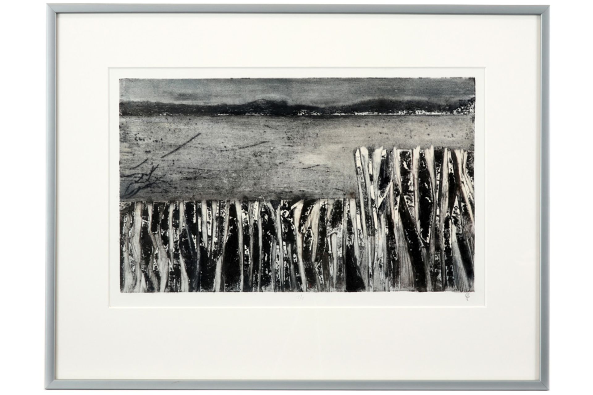 lot (2) of a drawing signed Lieve Pettens and a black-and-white photograph signed Jeny Koninckx || - Image 2 of 7