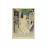 Paul Delvaux signed lithograph printed in colors - to be dated in 1968 ||DELVAUX PAUL (1897 -