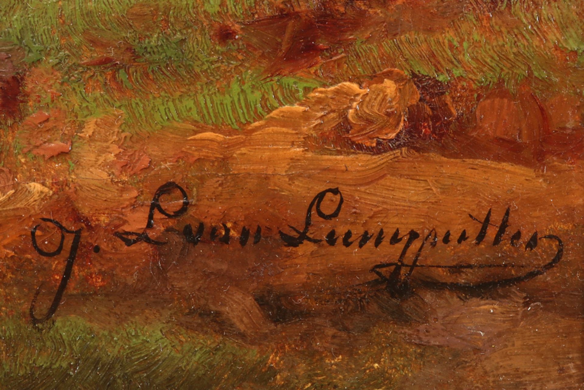Jef Louis Van Leemputten signed oil on canvas ||VAN LEEMPUTTEN JEF LOUIS (1867 - 1948) - Image 2 of 4