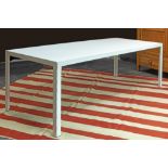 Monica Armani designtable 'Progetto 1' in steel and wooden top ||ARMANI MONICA (° 1964) voor B&B