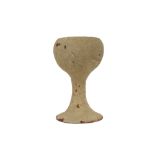 2nd Millenium Ancient Iran tomb find : a rare chalice in earthenware with typical irisation ||OUD-