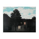 René Magritte lithograph printed in colors - with atelier stamp from the Succession Magritte -