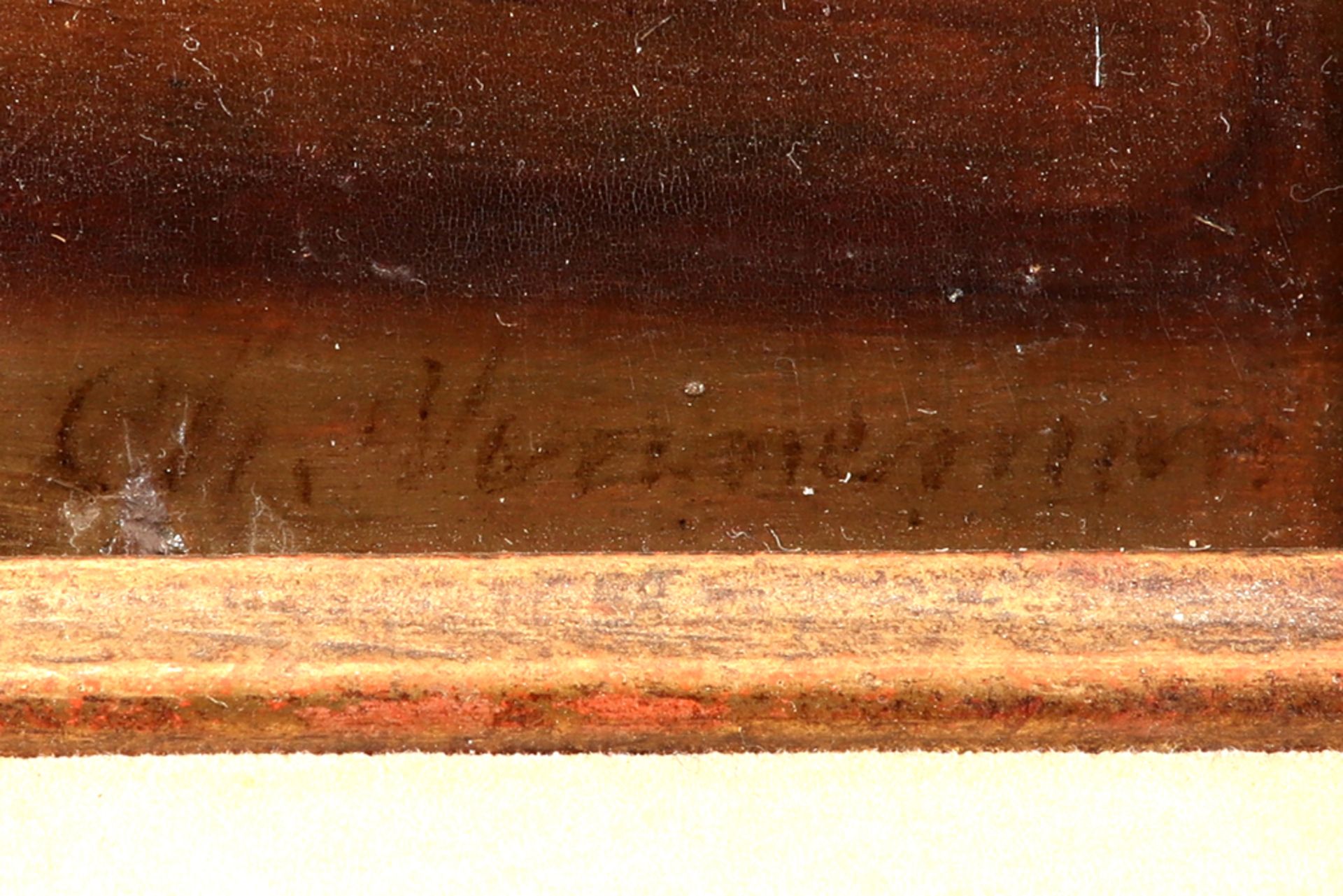19th Cent. oil on panel - signed Charles Venneman ||VENNEMAN CHARLES (1802 - 1875) - Image 2 of 4