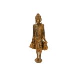 19th/20th Cent. Burmese Mandalay period "Buddha" sculpture in gilded wood ||BIRMA - MANDALAY-PERIODE