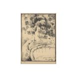 Fernand Wery lithograph with monogram stamp ||WERY FERNAND (1886 - 1964) litho n° 48/60 : "Portret