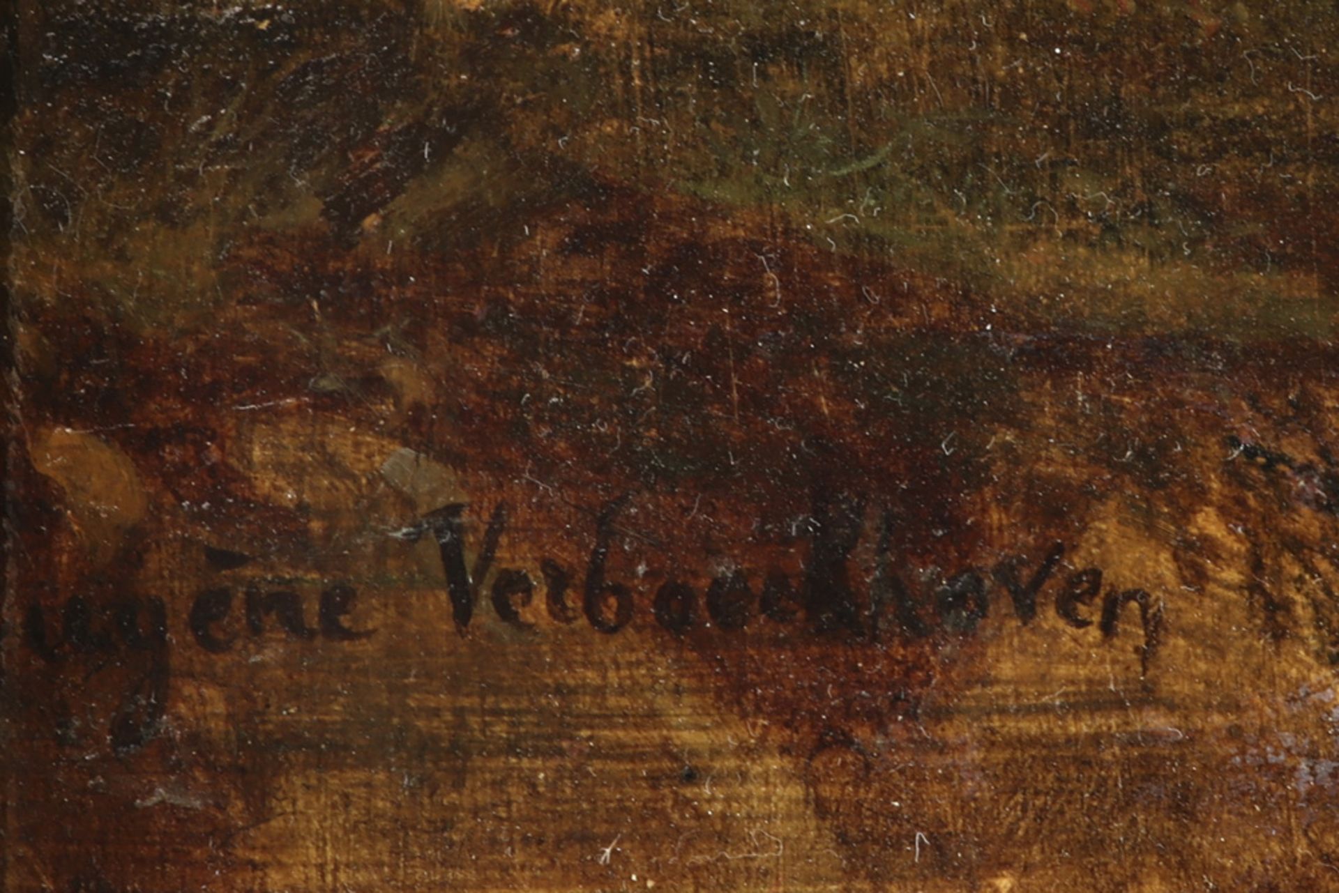 19th Cent. Belgian oil on panel ||BELGISCHE SCHOOL negentiende eeuws olieverfschilderij op - Bild 2 aus 4