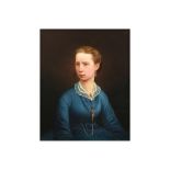 19th Cent. oil on canvas ||Negentiende eeuws olieverfschilderij op doek : "Portret van een jonge