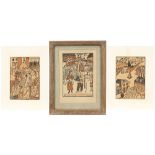three 20th Cent. Edgar Tytgat plate signed lithographs printed in colors ||TYTGAT EDGAR (1879 -