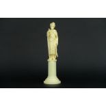 nice 19th Cent. East European "Nobleman with his regalia" sculpture in ivory - with a quite high