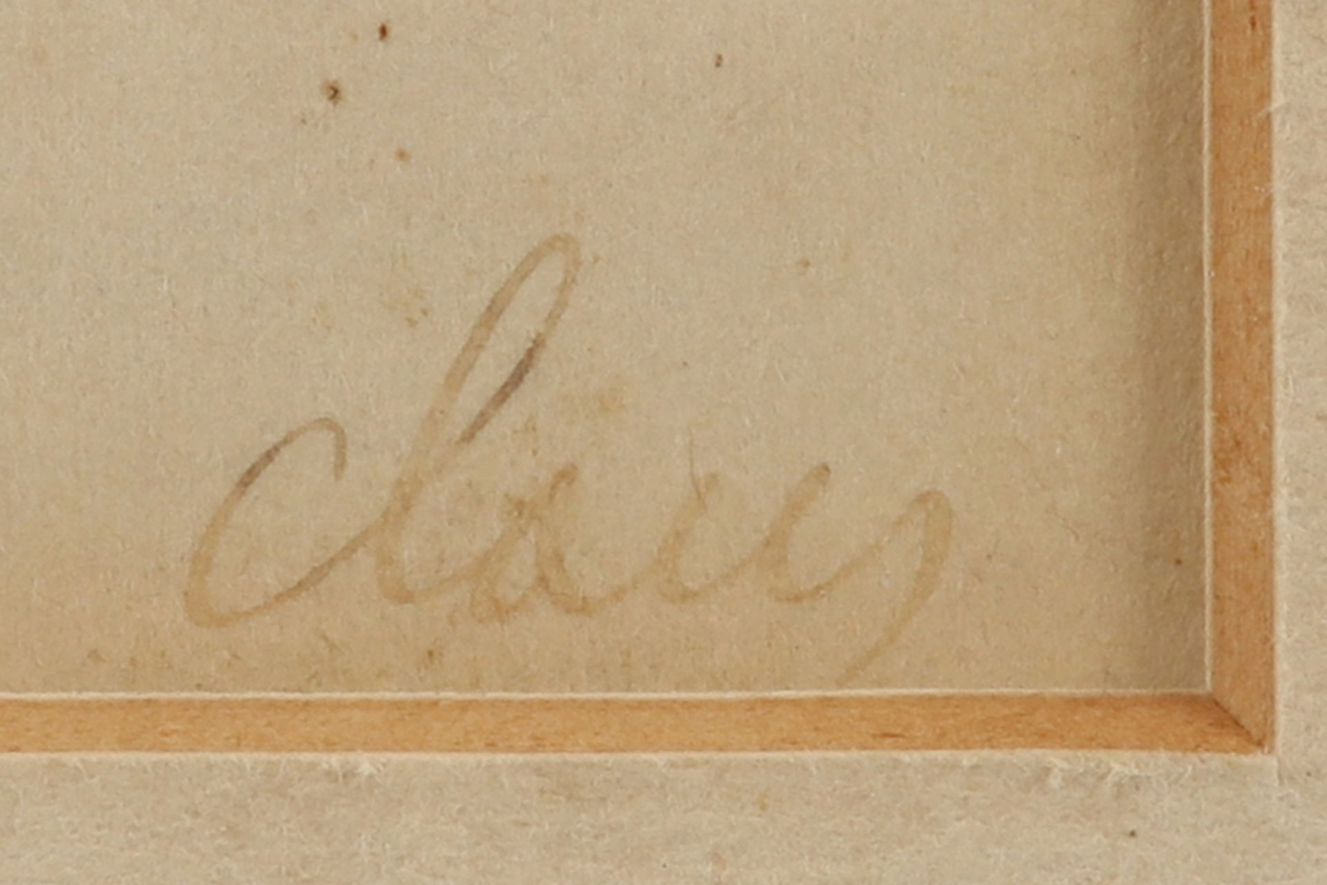 Hugo Claus signed drawing in ink ||CLAUS HUGO (1929 - 2008) inkttekening : "De heer des huizes" - 32 - Image 2 of 3