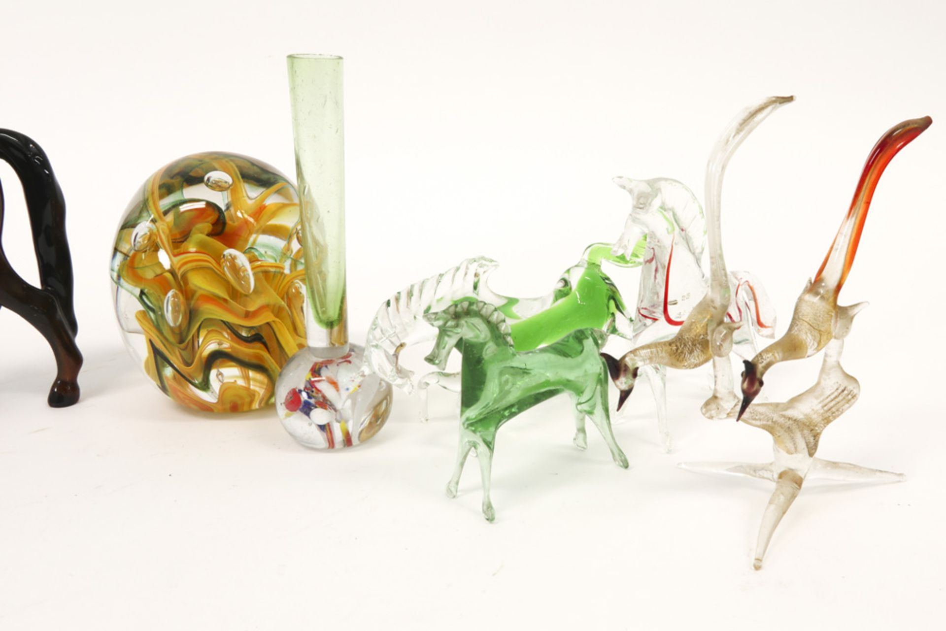 various lot with glass and porcelain ||Varia met glas en porselein voornamelijk met dierenfiguren - Image 3 of 3