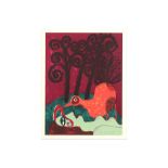 Corneille signed lithograph printed in colors - dated (19)75 ||CORNEILLE (1922 - 2010) (1922 - 2010)