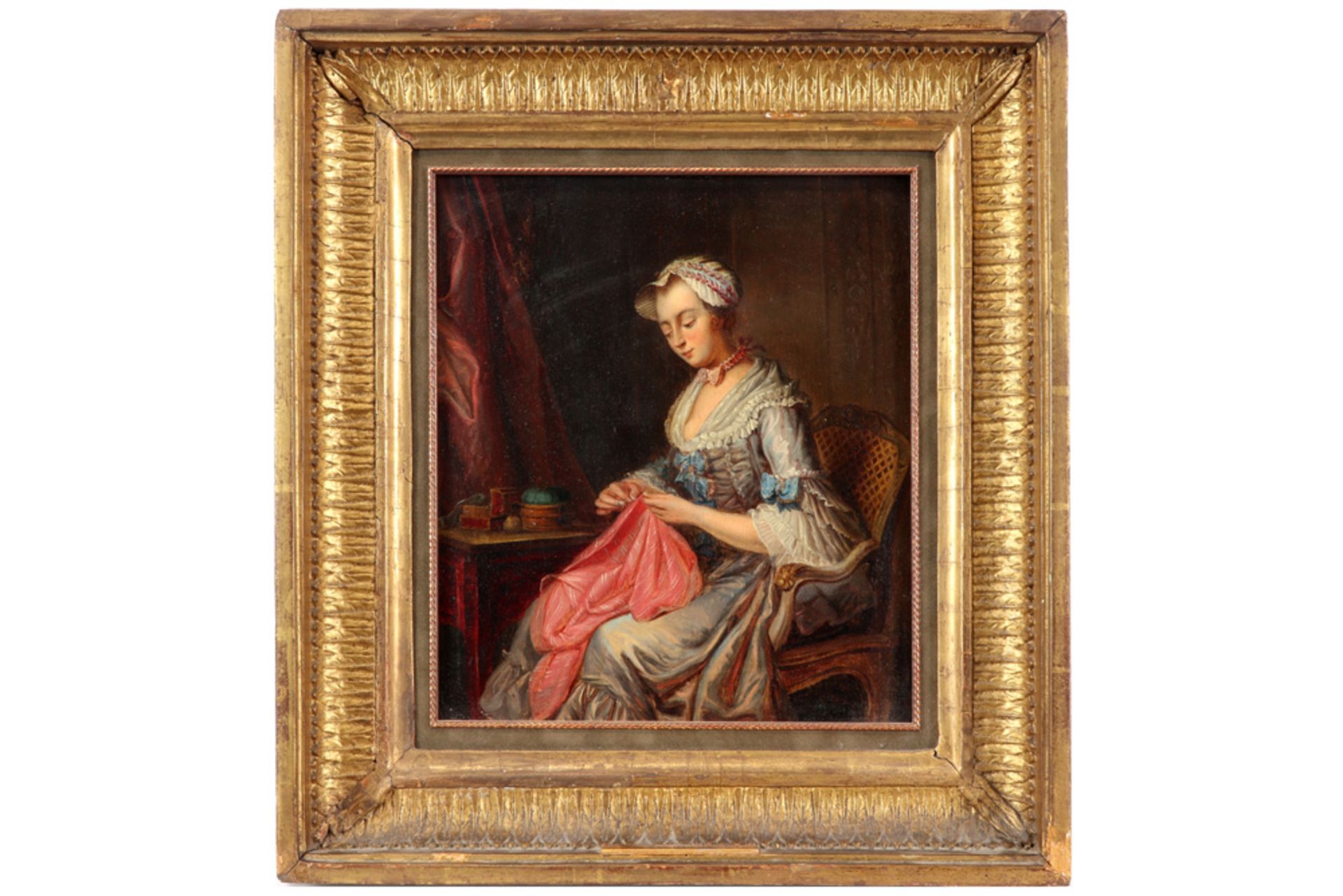 18th Cent. French oil on panel - attributed to Jean-Gaspard Heilmann ||HEILMANN JEAN-GASPARD (1718 - - Image 2 of 3