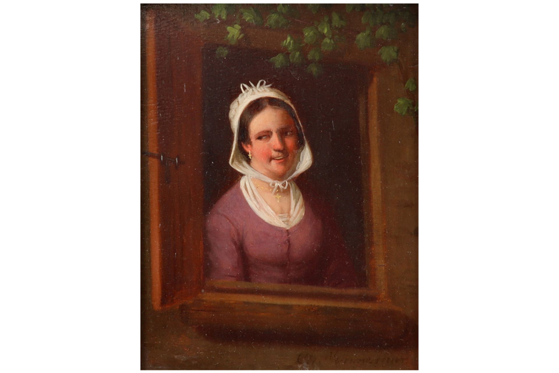 19th Cent. oil on panel - signed Charles Venneman ||VENNEMAN CHARLES (1802 - 1875)