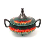 fifties'/sixties' Italian marked ceramic lidded bowl ||Italiaanse, gemerkte fifties'/sixties'