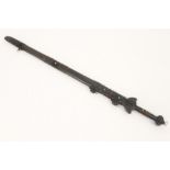 Chinese sword with cabochon stones ||Chinees zwaard met schede en greep bezet met cabochons - lengte