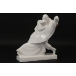 Jean Canneel signed Art Deco sculpture in marked ceramic ||CANNEEL JEAN (1889 - 1963) Art Deco-