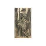 20th Cent. Dutch charcoal drawing - signed Jacobus Cornelis Wijnandus Cossaar and dated 1941 ||