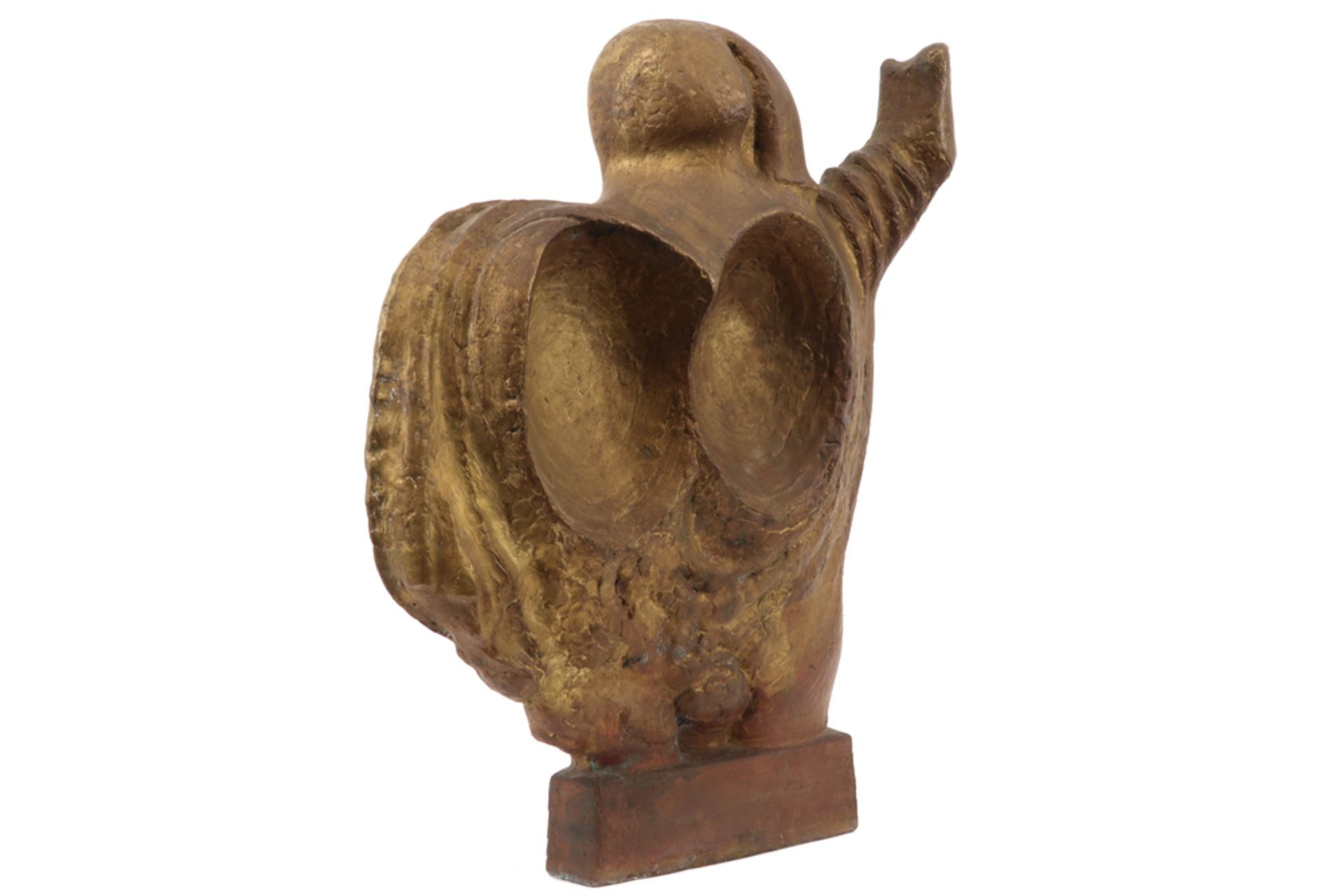 20th Cent. Belgian sculpture in bronze - with monogram of Monique Guebels ||GUEBELS MONIQUE (° 1921) - Image 2 of 5