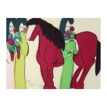 Walasse Ting signed lithograph printed in colors dd 1982 || WALASSE TING (1929 - 2010) kleurlitho n°