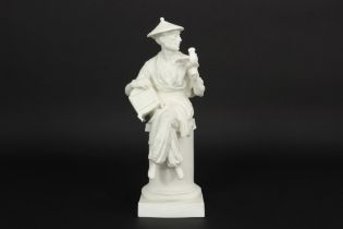 "Royal Worcester" marked sculpture in biscuit-porcelain by A. Azori || "Royal Worcester" gemerkte