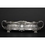 19th Cent. Victor Saglier marked neoclassical jardinier in silverplated metal || SAGLIER VICTOR (